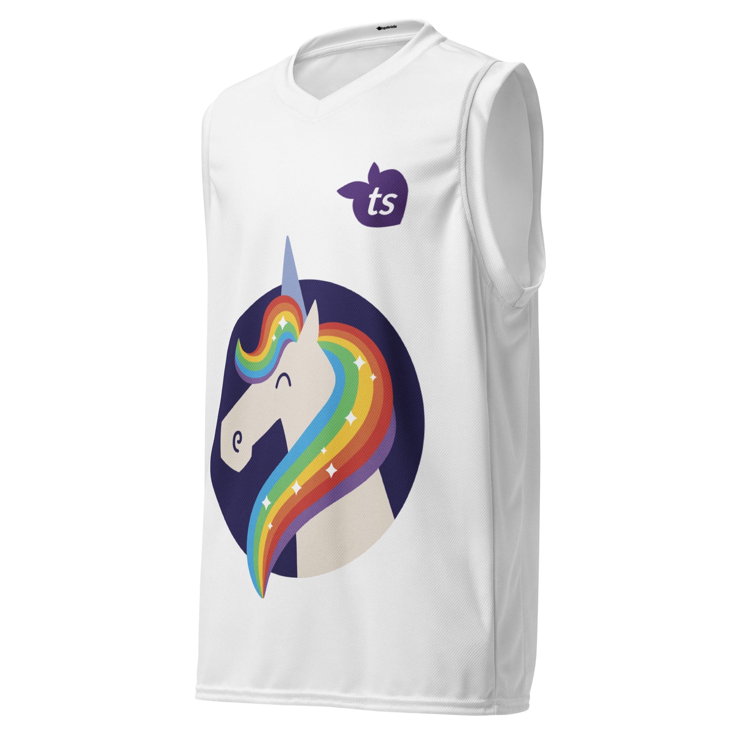 tsgabrielle™ • Recycled Basketball Jersey • Men's • Unicorn • $31.24