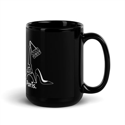 tsgabrielle™ • tsgabrielle™ • Black Glossy Mug (Paris) • Mugs • Black Glossy Mug (Paris) • TSG3 - PA03 - 2400001B •