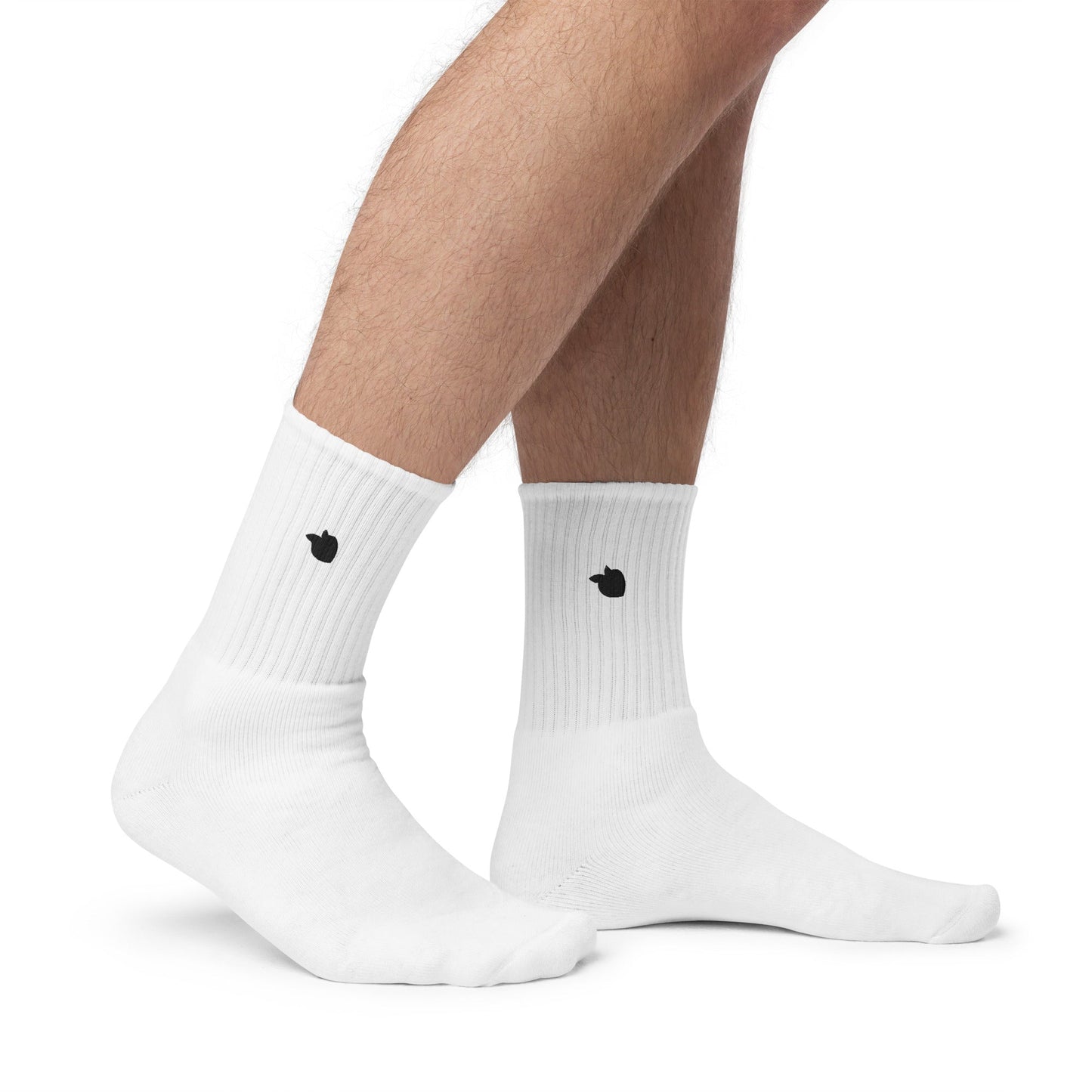 tsgabrielle™ • tsgabrielle™ • Men's Embroidered Socks White • Socks • Men's Embroidered Socks White • TSG3 - PP04 - 2400093A •