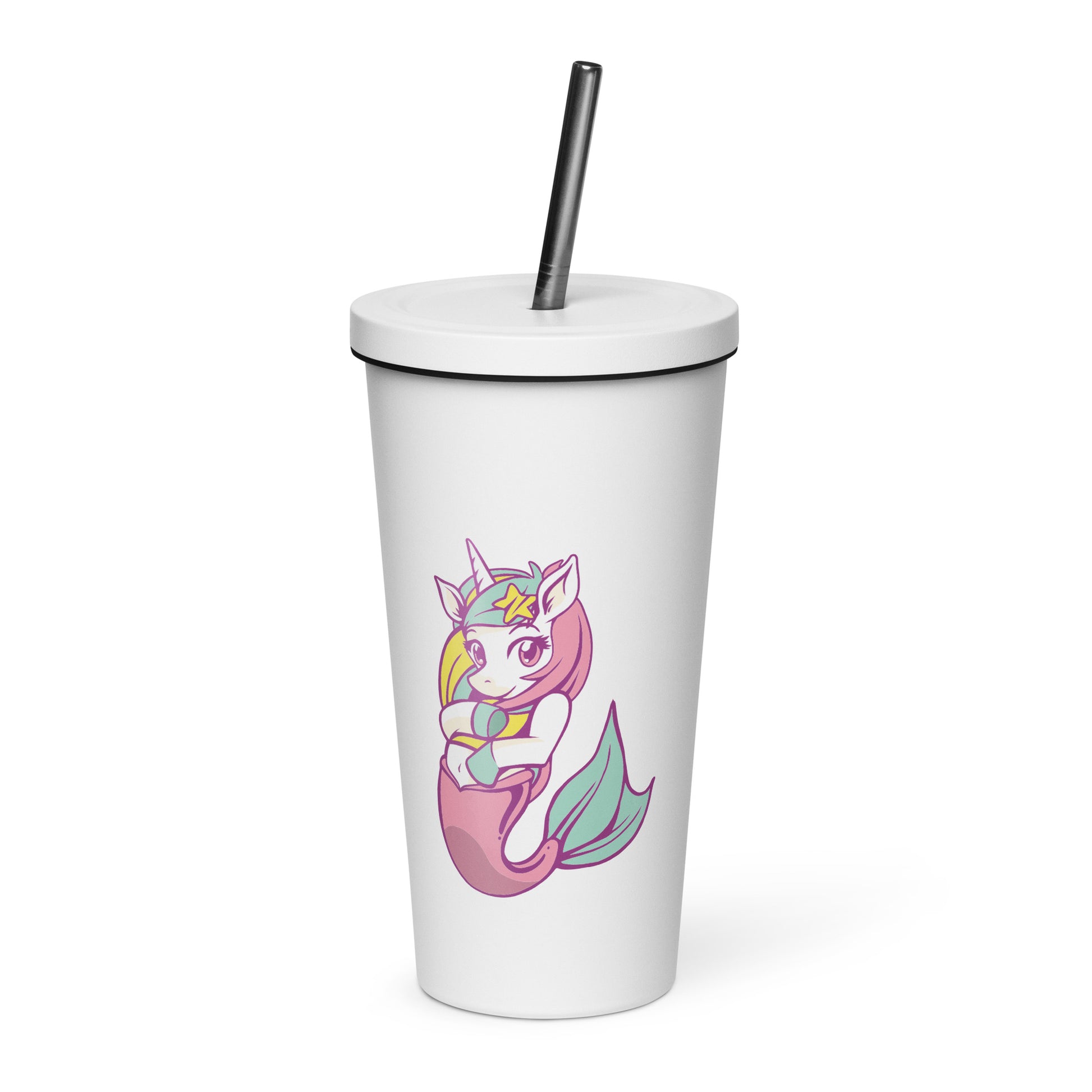 tsgabrielle™ • Insulated Tumbler with a Straw 2 • Unicorn by tsgabrielle™ • $34.44