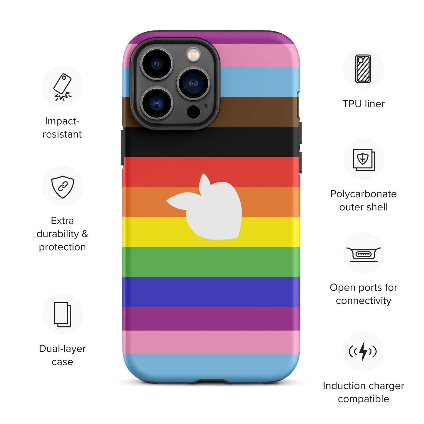 tsgabrielle™ • tsgabrielle™ • Tough Case Compatible with iPhone® (Pride 2024) • Mobile Phone Cases • Tough Case Compatible with iPhone® (Pride 2024) • 6701425_15402 •