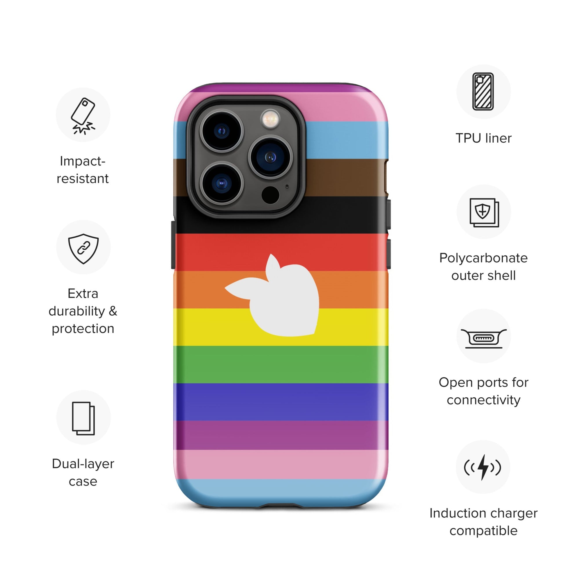 tsgabrielle™ • tsgabrielle™ • Tough Case Compatible with iPhone® (Pride 2024) • Mobile Phone Cases • Tough Case Compatible with iPhone® (Pride 2024) • 6701425_16126 •