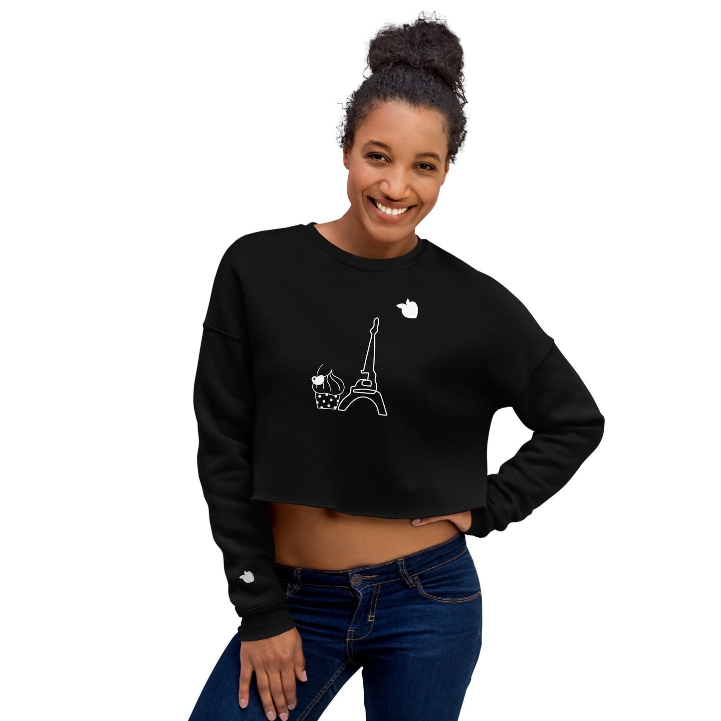 tsgabrielle™ • tsgabrielle™ • Trans / Women's Crop Sweatshirt (Paris) • • Trans / Women's Crop Sweatshirt (Paris) • TSG3 - PA05 - 2400041A1 • Product mockup