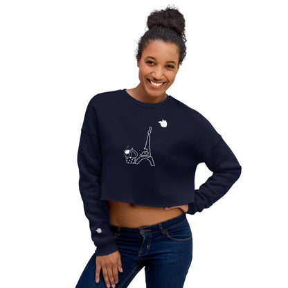 tsgabrielle™ • tsgabrielle™ • Trans / Women's Crop Sweatshirt (Paris) • • Trans / Women's Crop Sweatshirt (Paris) • TSG3 - PA05 - 2400041B1 • Product mockup