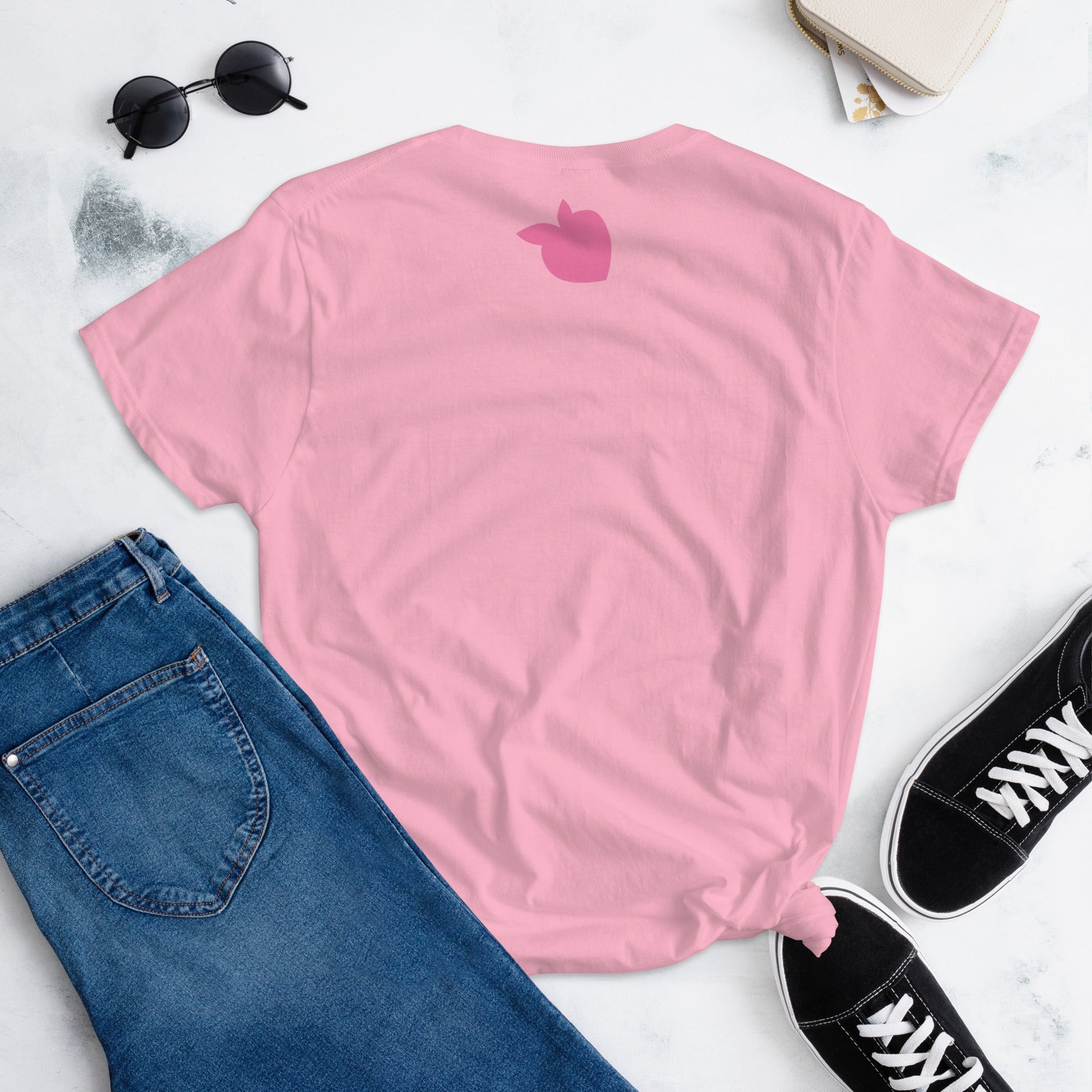 tsgabrielle™ • tsgabrielle™ • Trans / Women's Short Sleeve T-ShirtTrans - Rose • T-Shirt • Trans / Women's Short Sleeve T-ShirtTrans - Rose • TAG3 - PP05 - 2400015A •