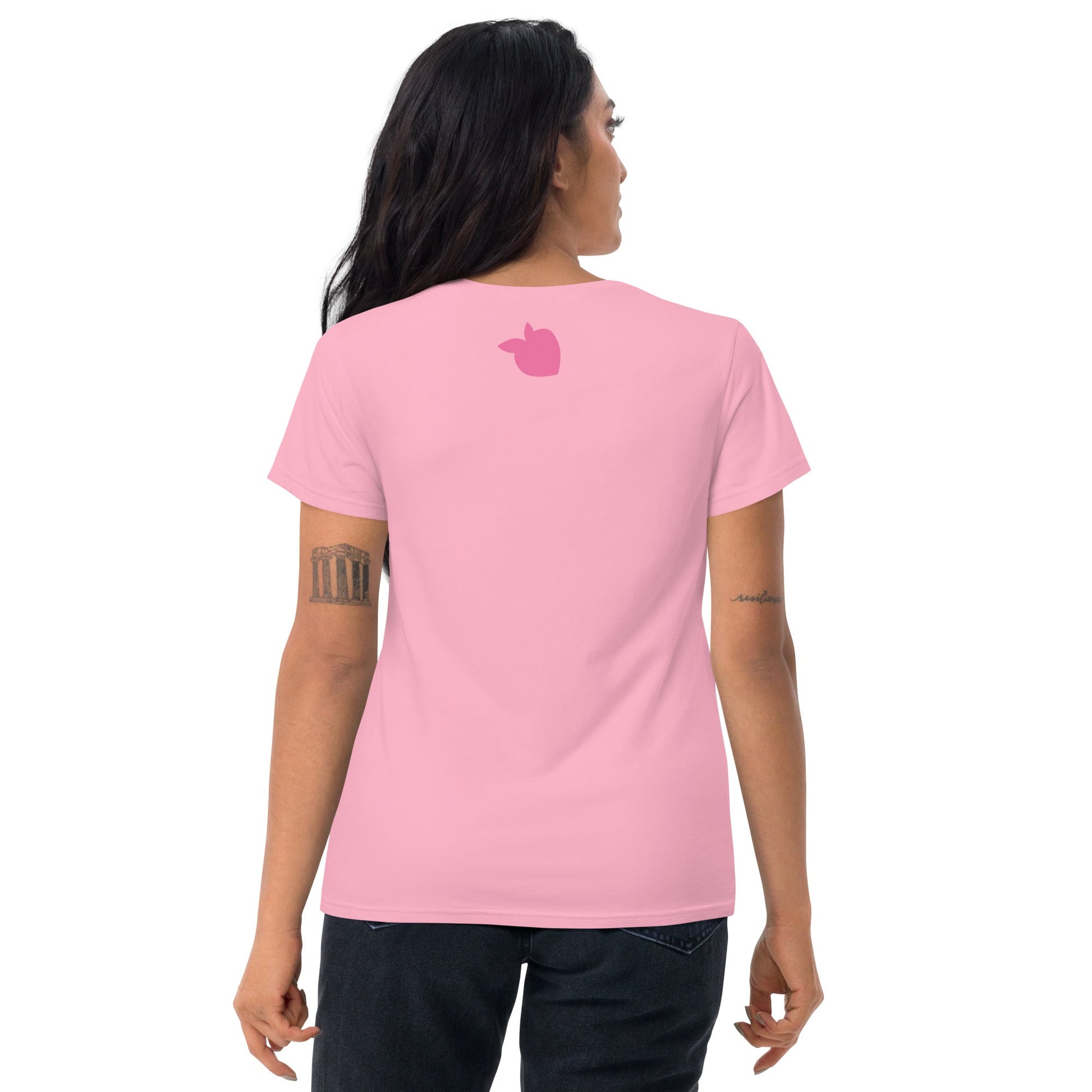 tsgabrielle™ • tsgabrielle™ • Trans / Women's Short Sleeve T-ShirtTrans - Rose • T-Shirt • Trans / Women's Short Sleeve T-ShirtTrans - Rose • TAG3 - PP05 - 2400015A •