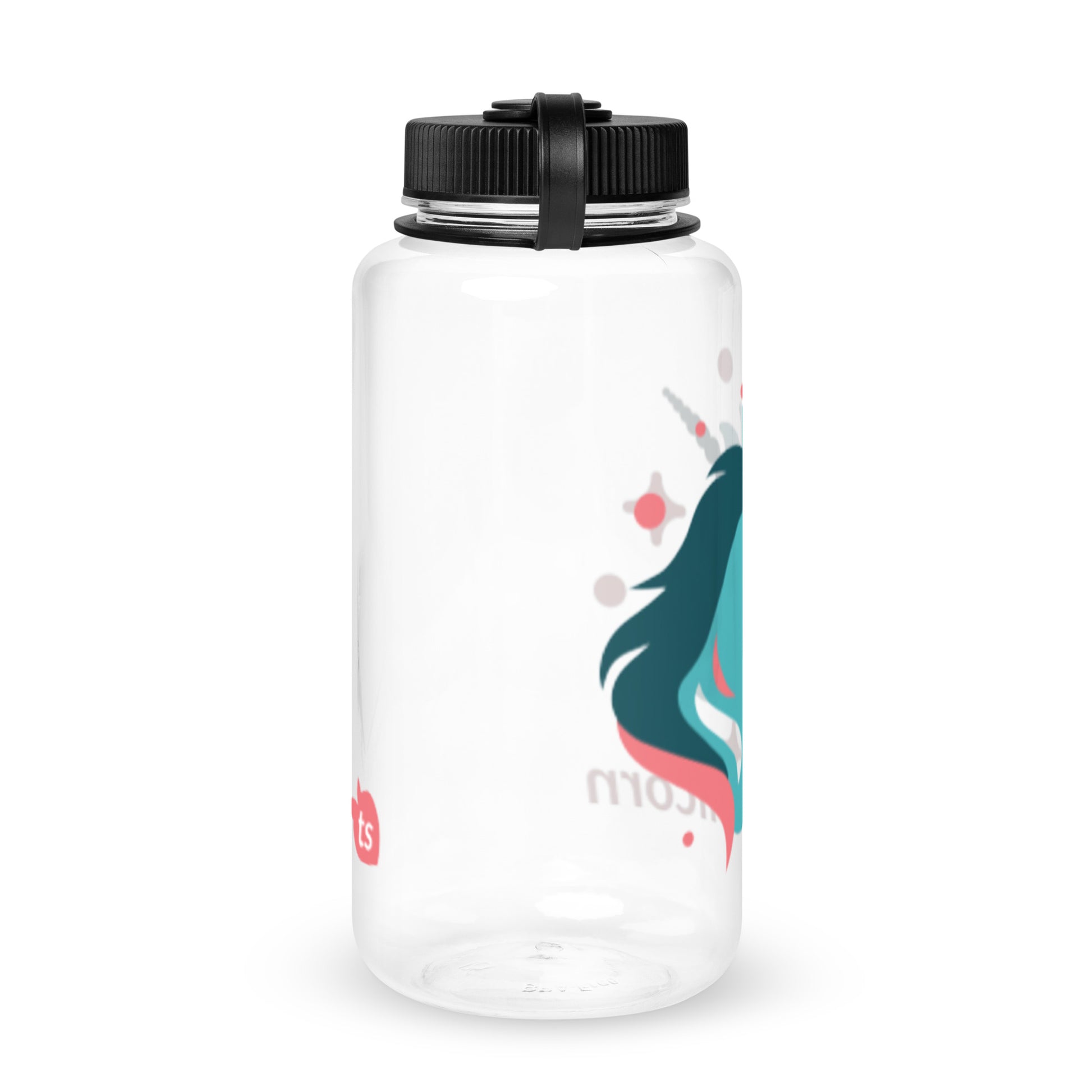 tsgabrielle™ • Wide Mouth Plastic Water Bottle 1 • Unicorn by tsgabrielle™ • $26.44