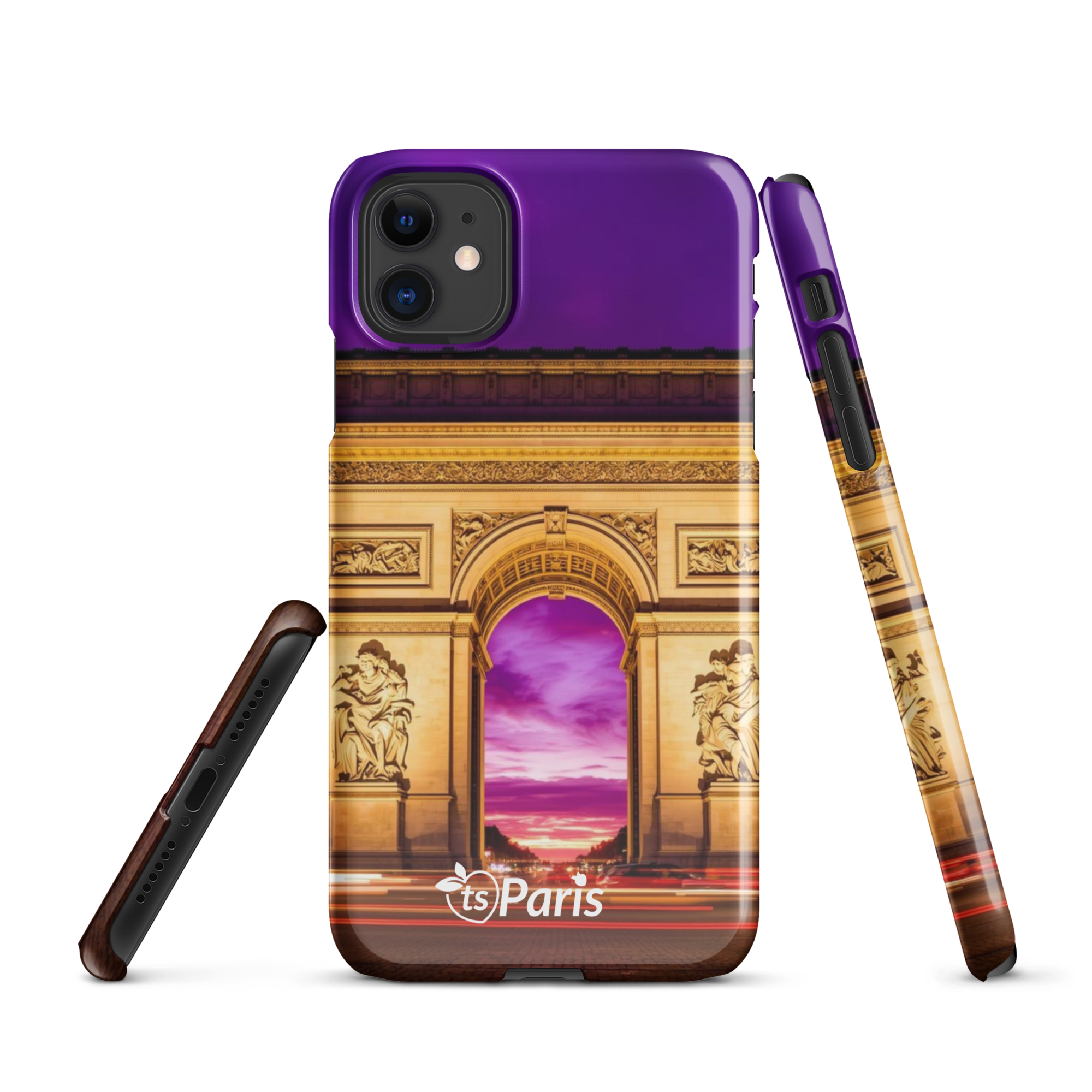 tsgabrielle® • París - Arco del Triunfo • Estuche Snap Compatible con iPhone® • Modelos Más Recientes - Glossy - View 2