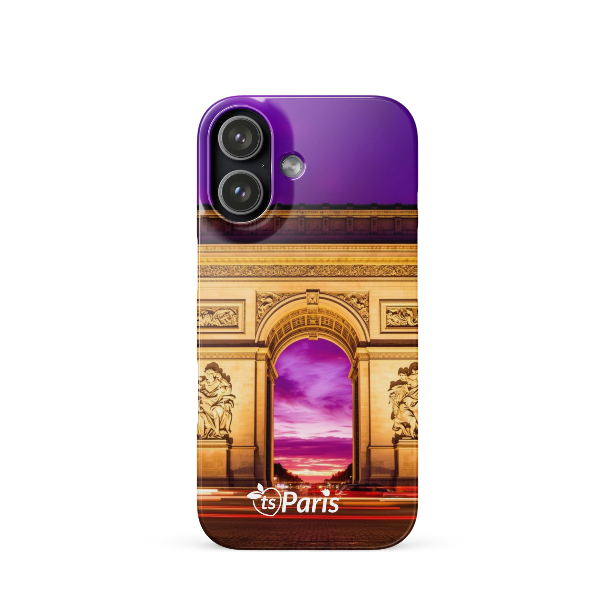 tsgabrielle® • París - Arco del Triunfo • Estuche Snap Compatible con iPhone® • Modelos Más Recientes