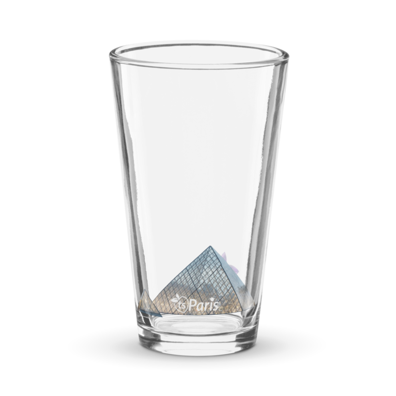 tsgabrielle® • París - La Pirámide del Louvre • Vaso Tipo Shaker • 16 oz