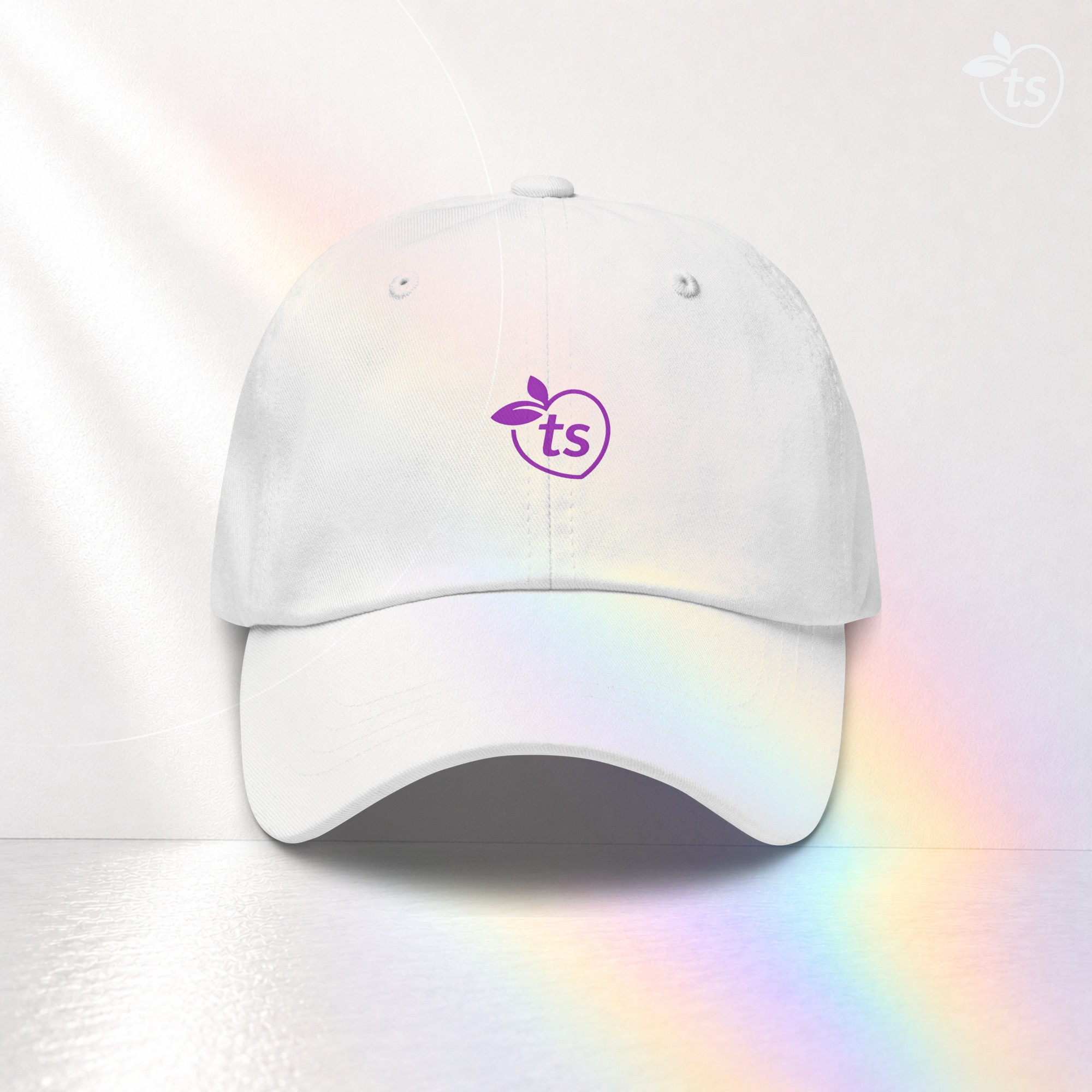 tsgabrielle® • Gorra tipo Dad • Blanco