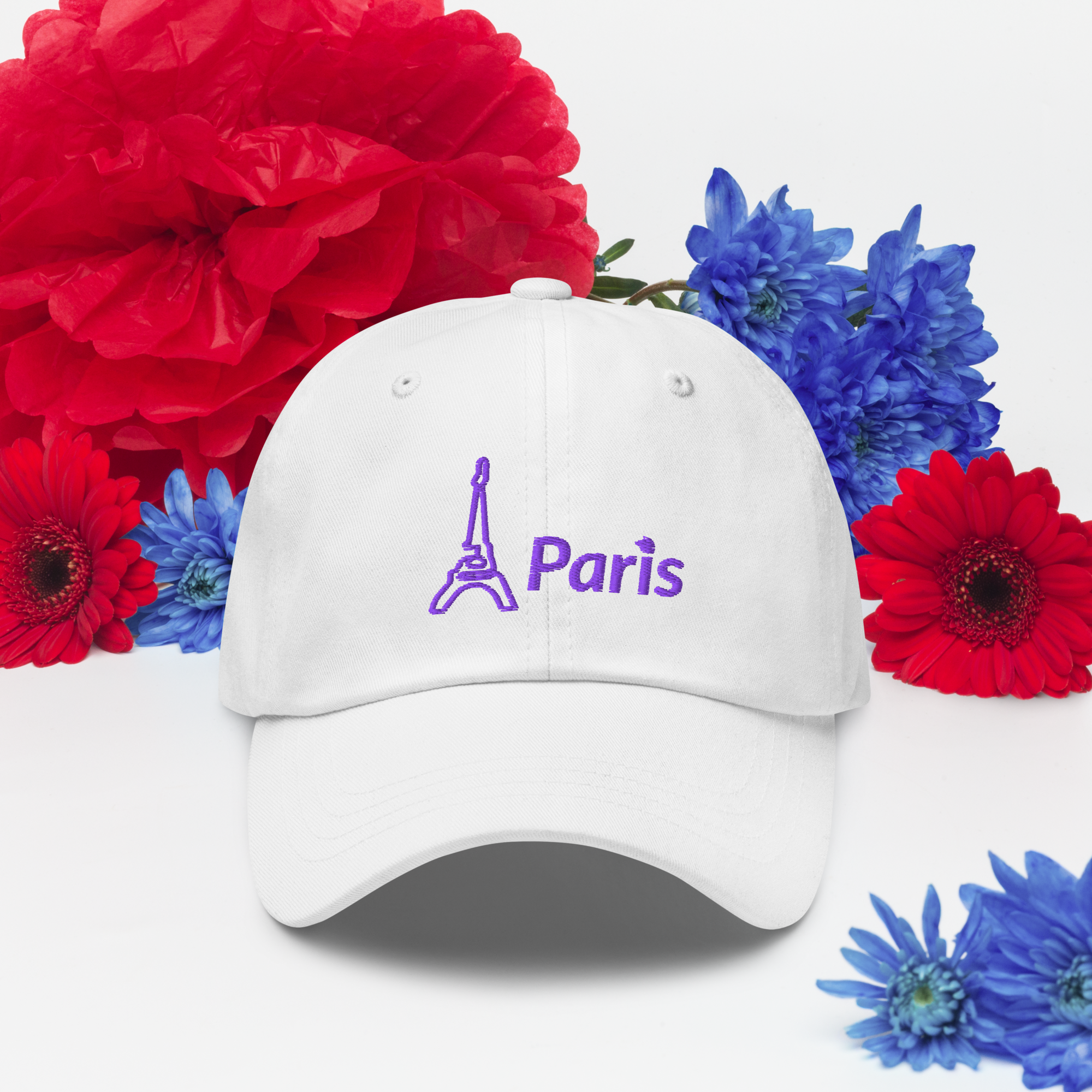 tsgabrielle® • Paris - La Tour Eiffel • Gorra • Blanca - White - View 17
