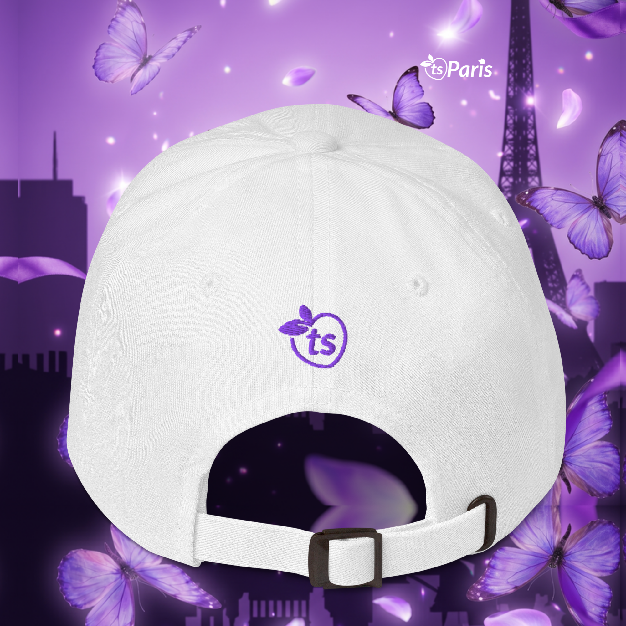 tsgabrielle® • Paris - La Tour Eiffel • Gorra • Blanca - White - View 20