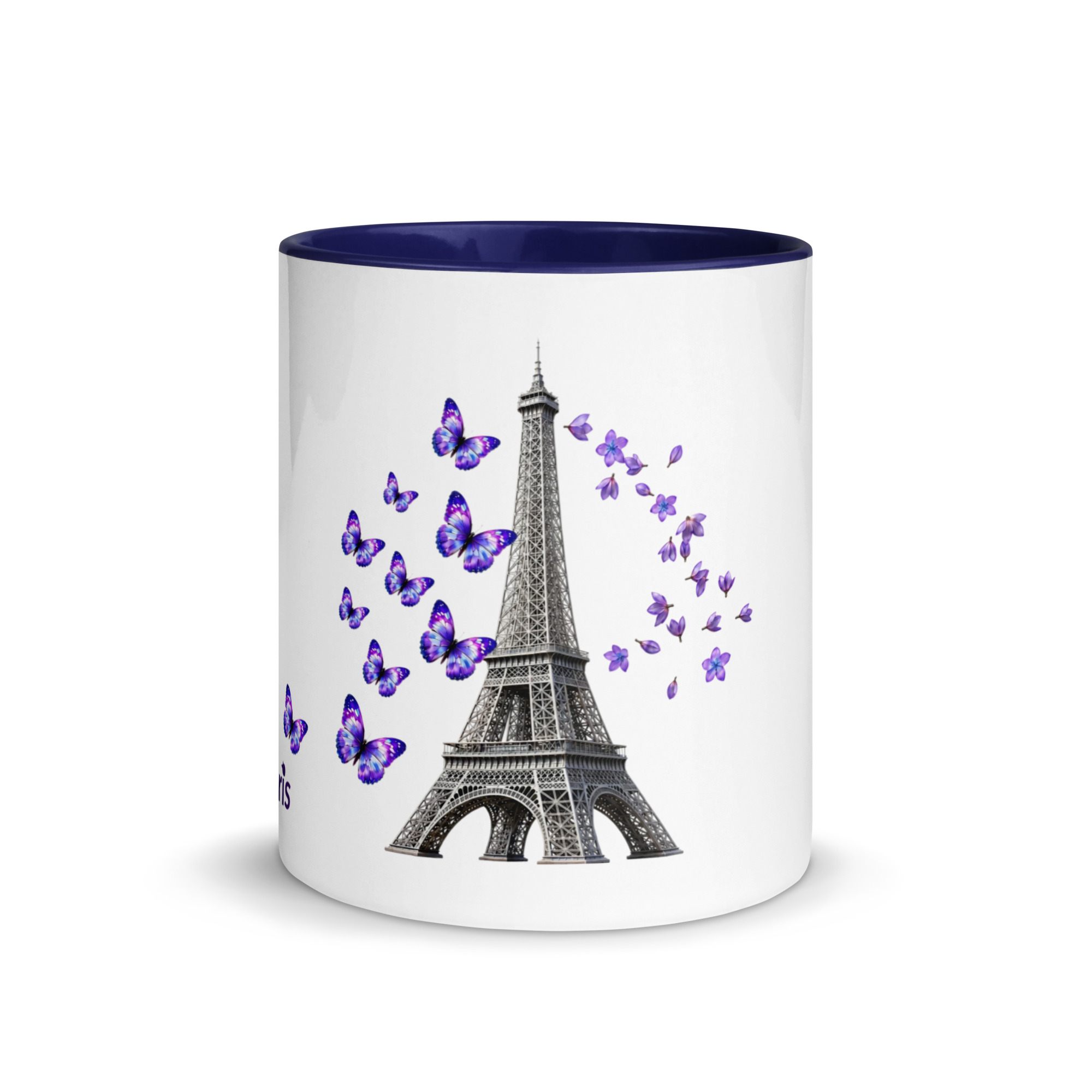 tsgabrielle® • París - La Torre Eiffel • Taza con Color Interior • Cerámica • 11 oz