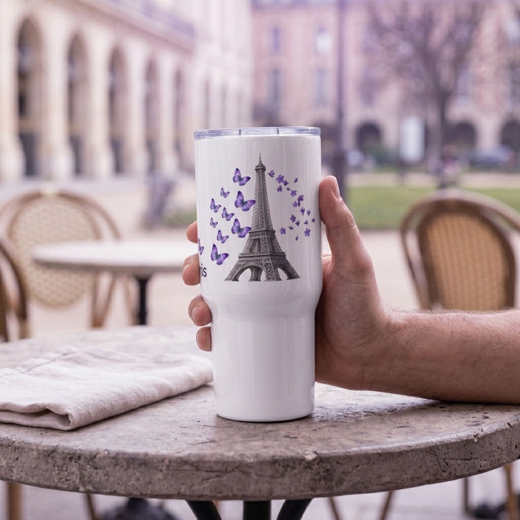 tsgabrielle® • París - La Torre Eiffel • Taza con Asa • 2 Tamaños - White - View 10