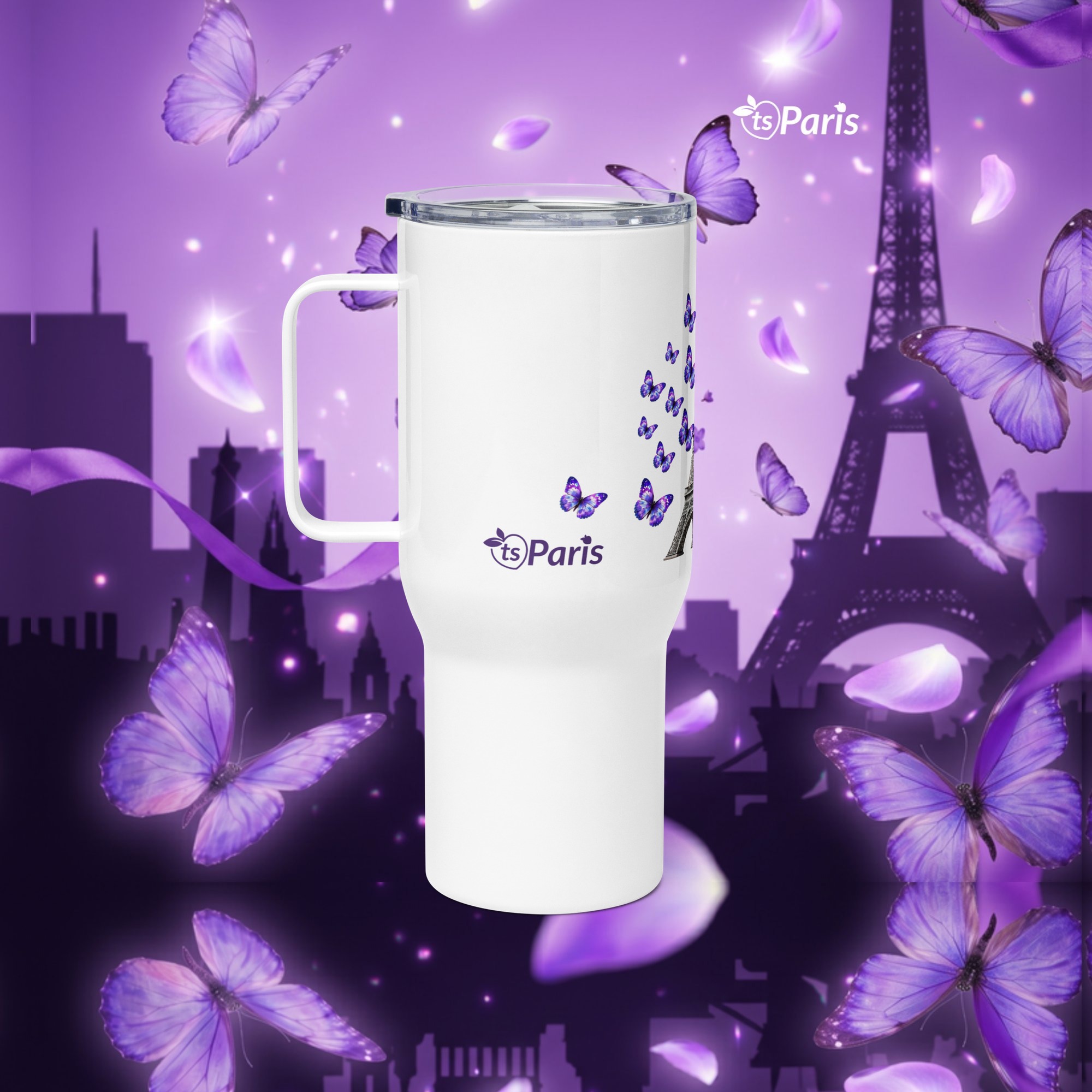 tsgabrielle® • París - La Torre Eiffel • Taza con Asa • 2 Tamaños - White - View 12
