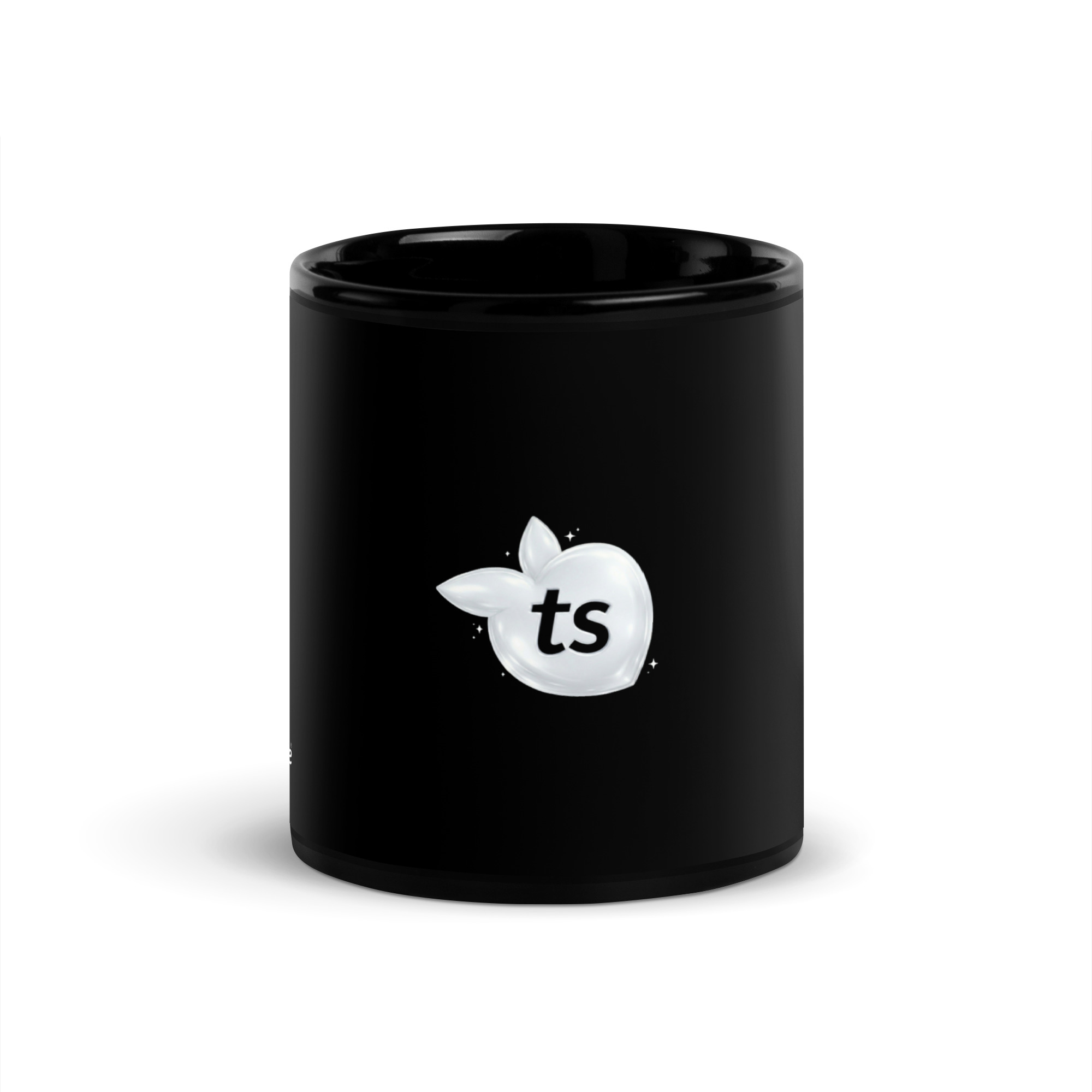 tsgabrielle® • Taza Brillante • Negro • Cerámica • 2 Tamaños
