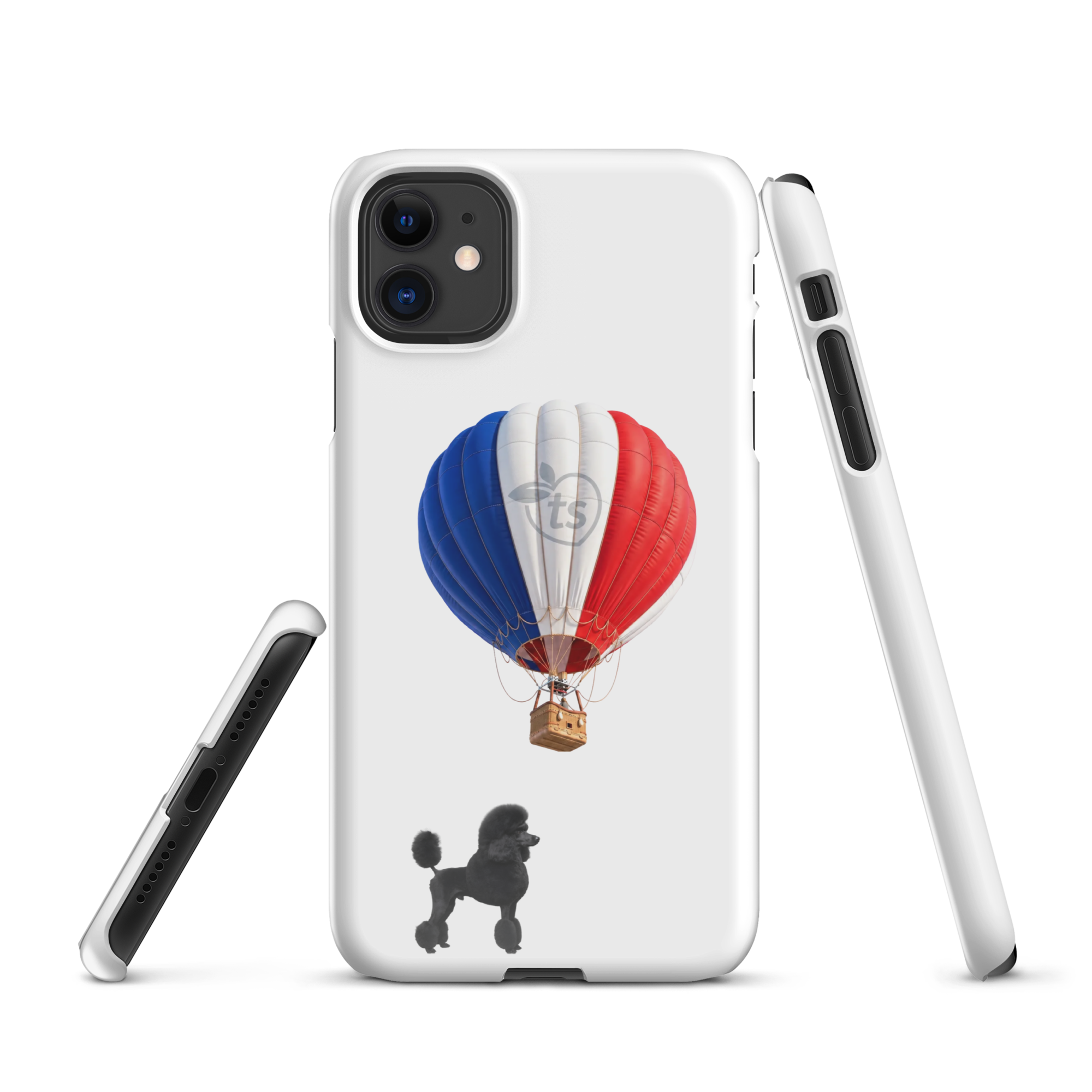 tsgabrielle® • París - Le Chien • Funda Snap para iPhone® • Blanco • Modelos más recientes - Glossy - View 3
