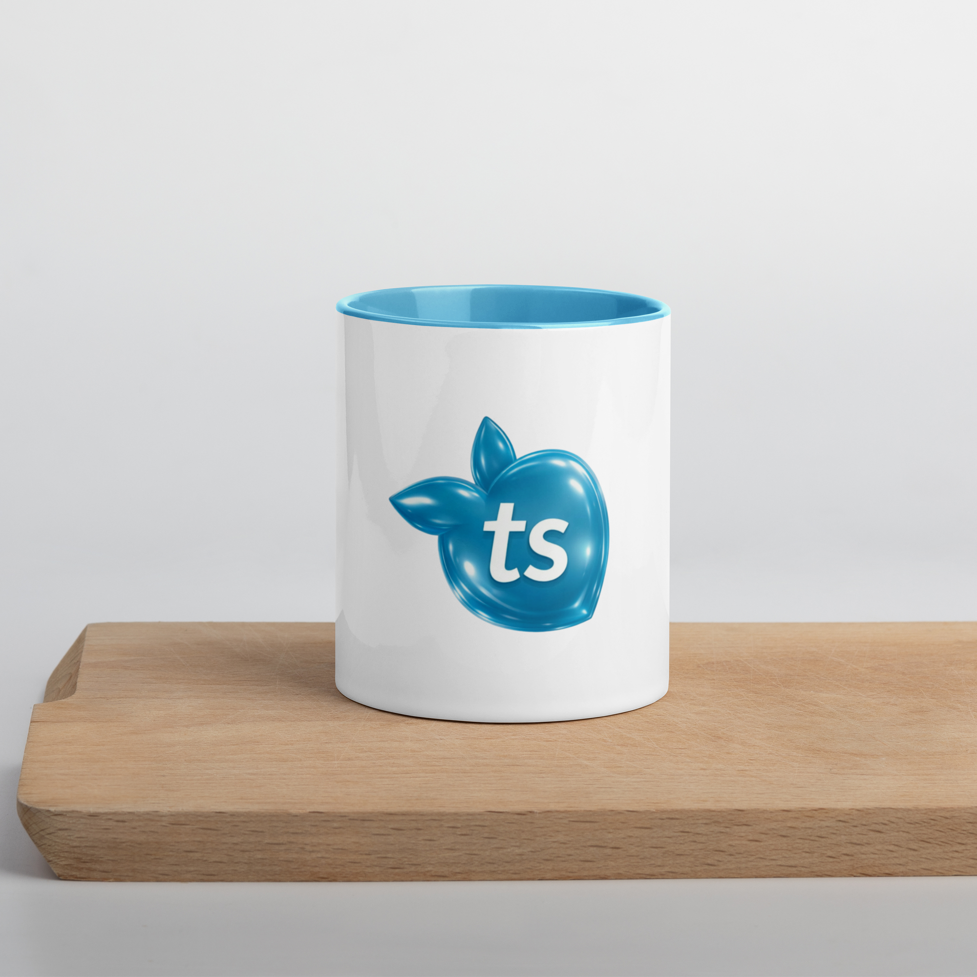 tsgabrielle® • Taza con interior color azul claro • Cerámica • 2 tamaños - Blue - View 6