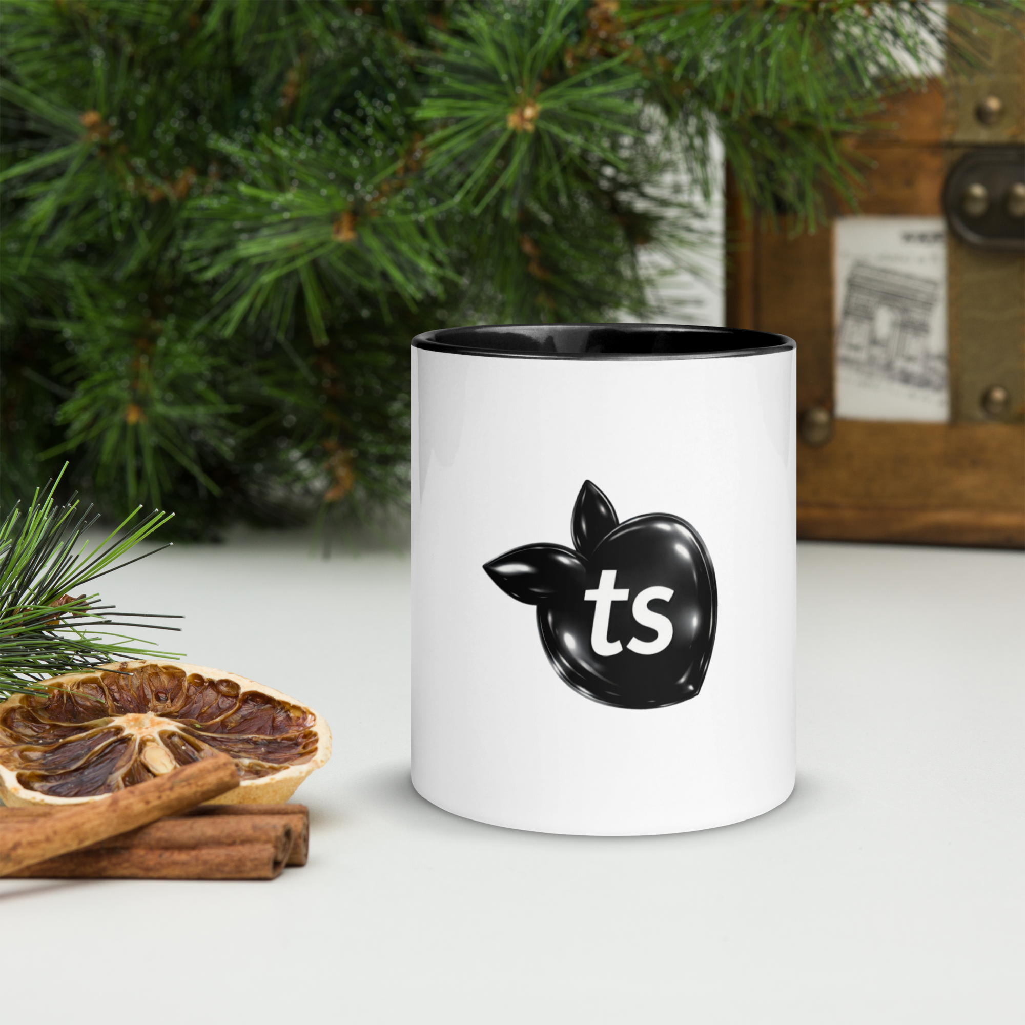 tsgabrielle® • Taza con Interior Color Negro • Cerámica • 2 Tamaños - Black - View 9