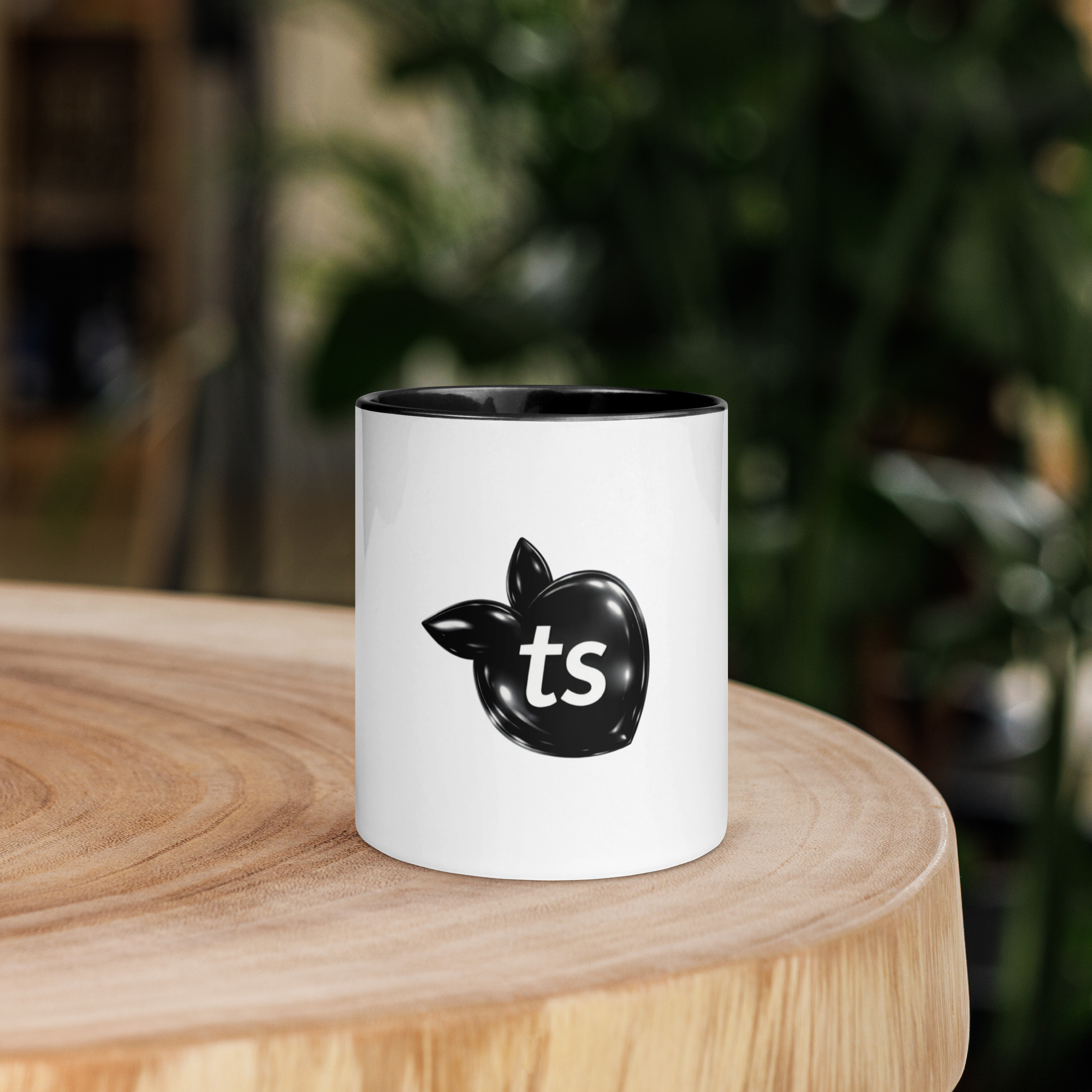 tsgabrielle® • Taza con Interior Color Negro • Cerámica • 2 Tamaños - Black - View 10