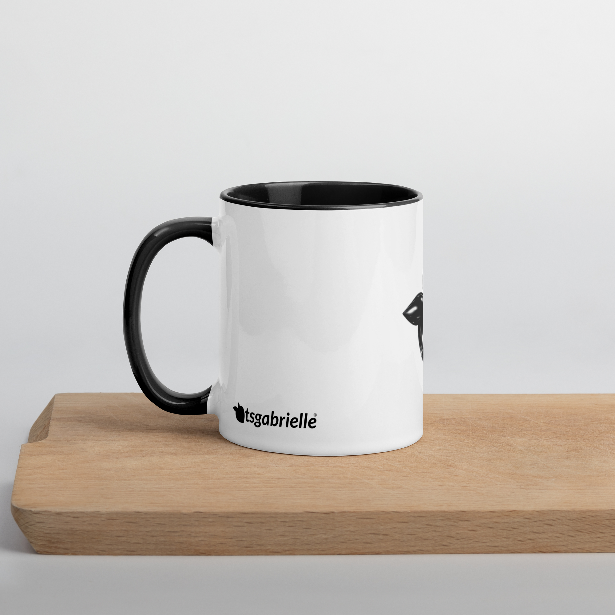 tsgabrielle® • Taza con Interior Color Negro • Cerámica • 2 Tamaños - Black - View 7