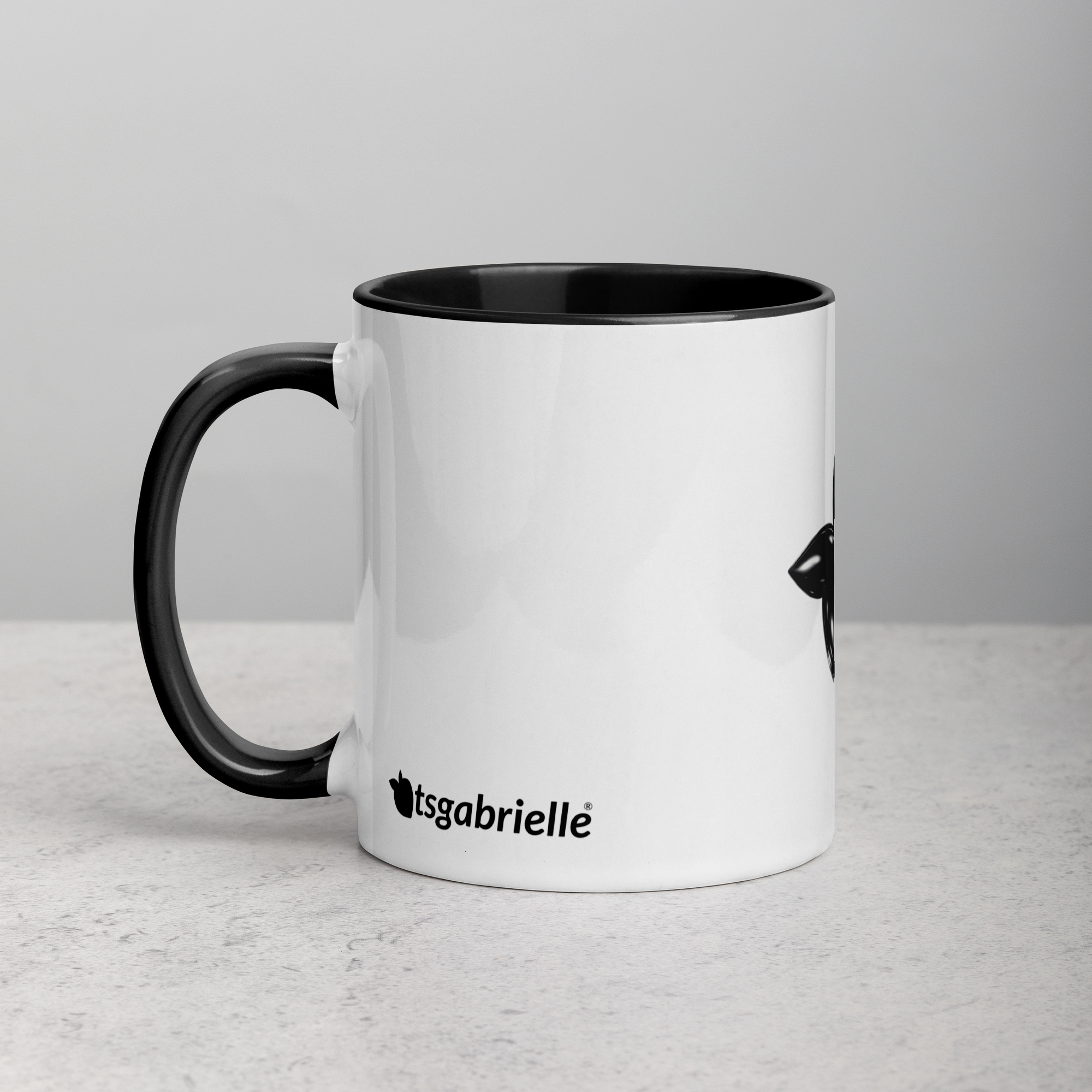 tsgabrielle® • Taza con Interior Color Negro • Cerámica • 2 Tamaños - Black - View 12