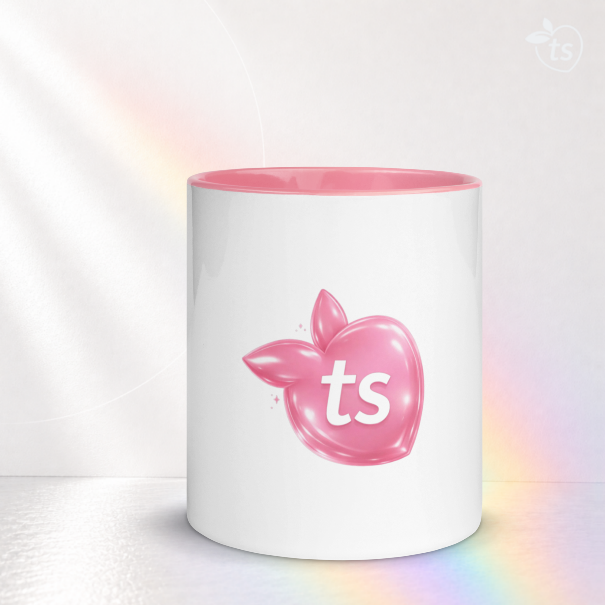 tsgabrielle® • Taza con Interior Rosa • Cerámica • 11 oz - Pink - View 10