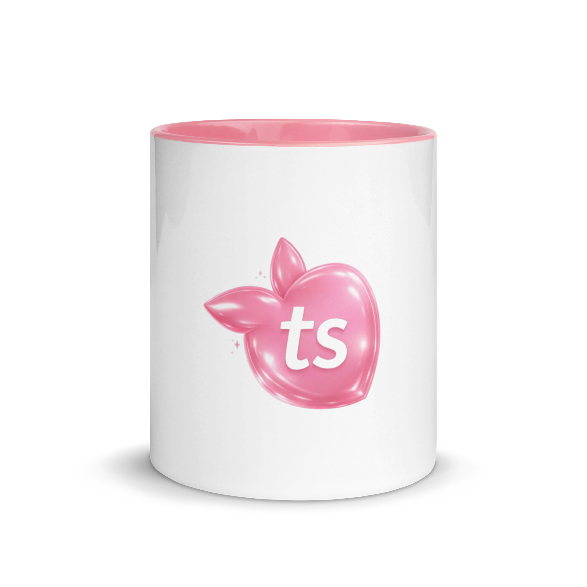 tsgabrielle® • Taza con Interior Rosa • Cerámica • 11 oz