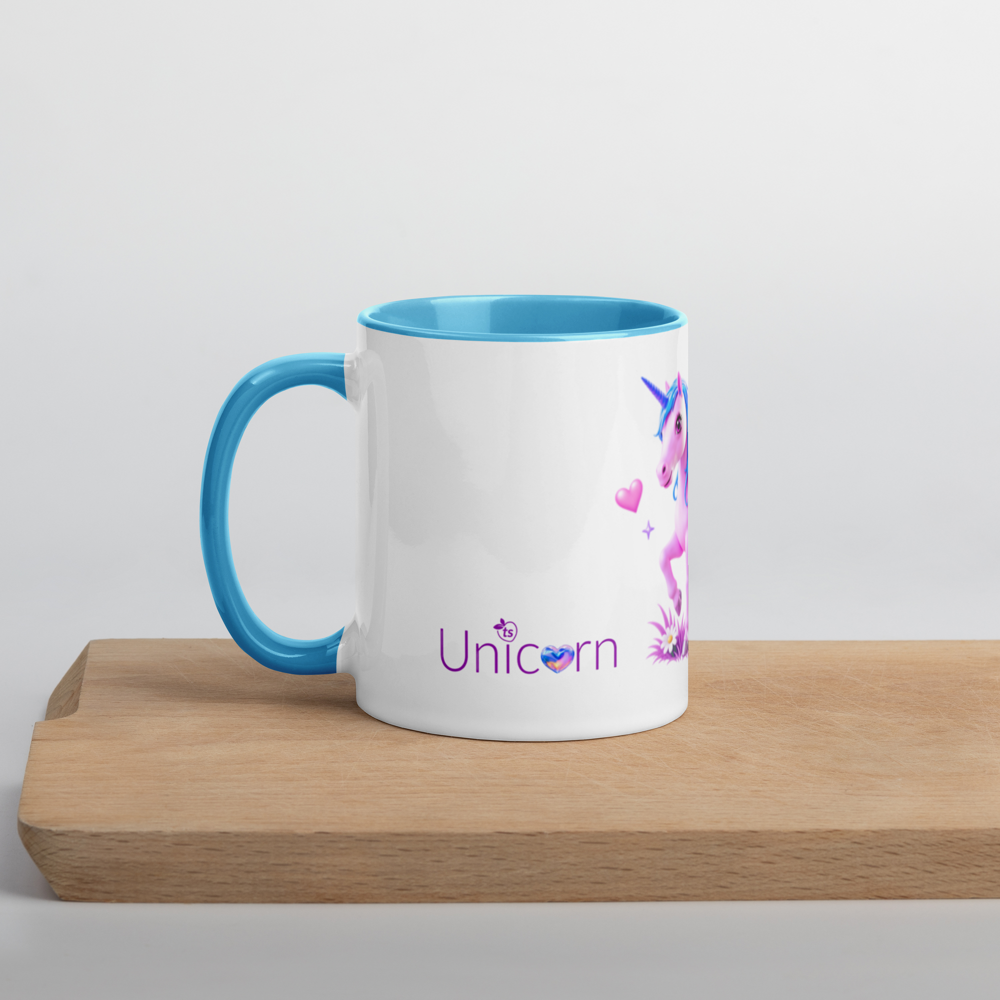 tsgabrielle® • Taza con color en el interior • Unicornio - Seraphina • Cerámica • 2 tamaños - Blue - View 7