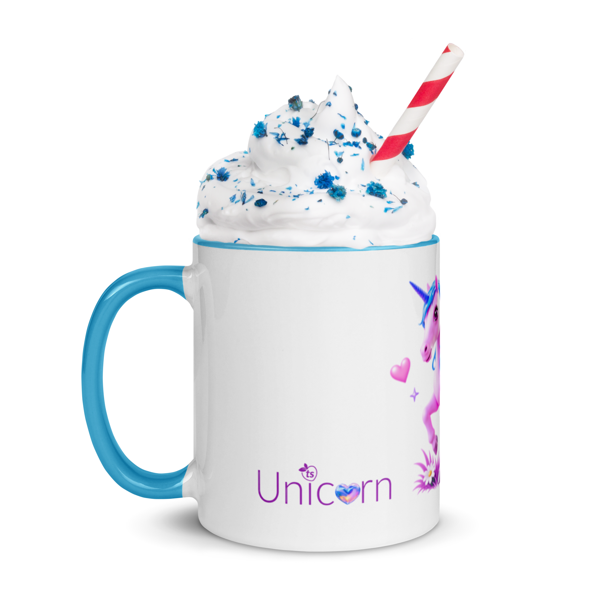 tsgabrielle® • Taza con color en el interior • Unicornio - Seraphina • Cerámica • 2 tamaños - Blue - View 11