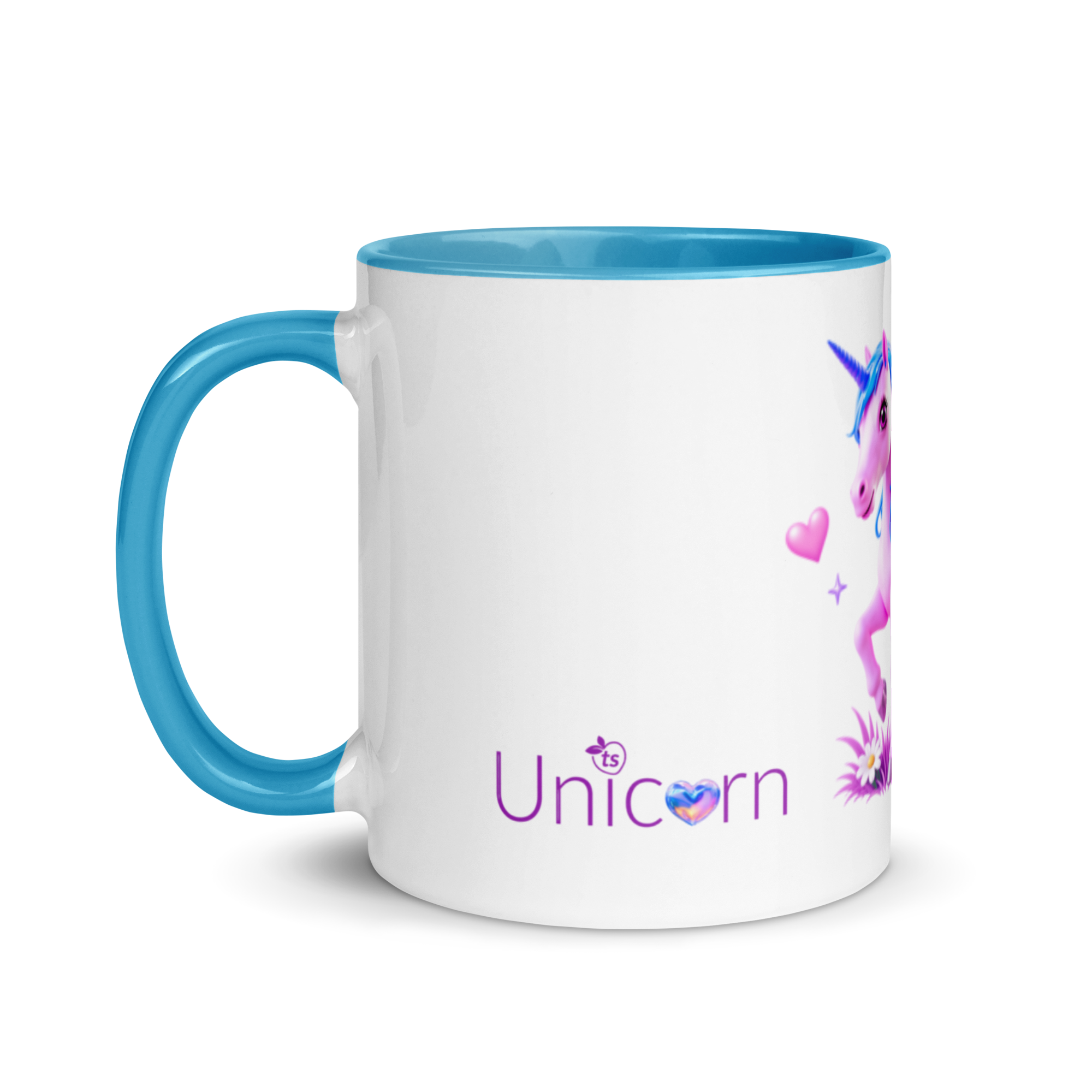 tsgabrielle® • Taza con color en el interior • Unicornio - Seraphina • Cerámica • 2 tamaños - Blue - View 13