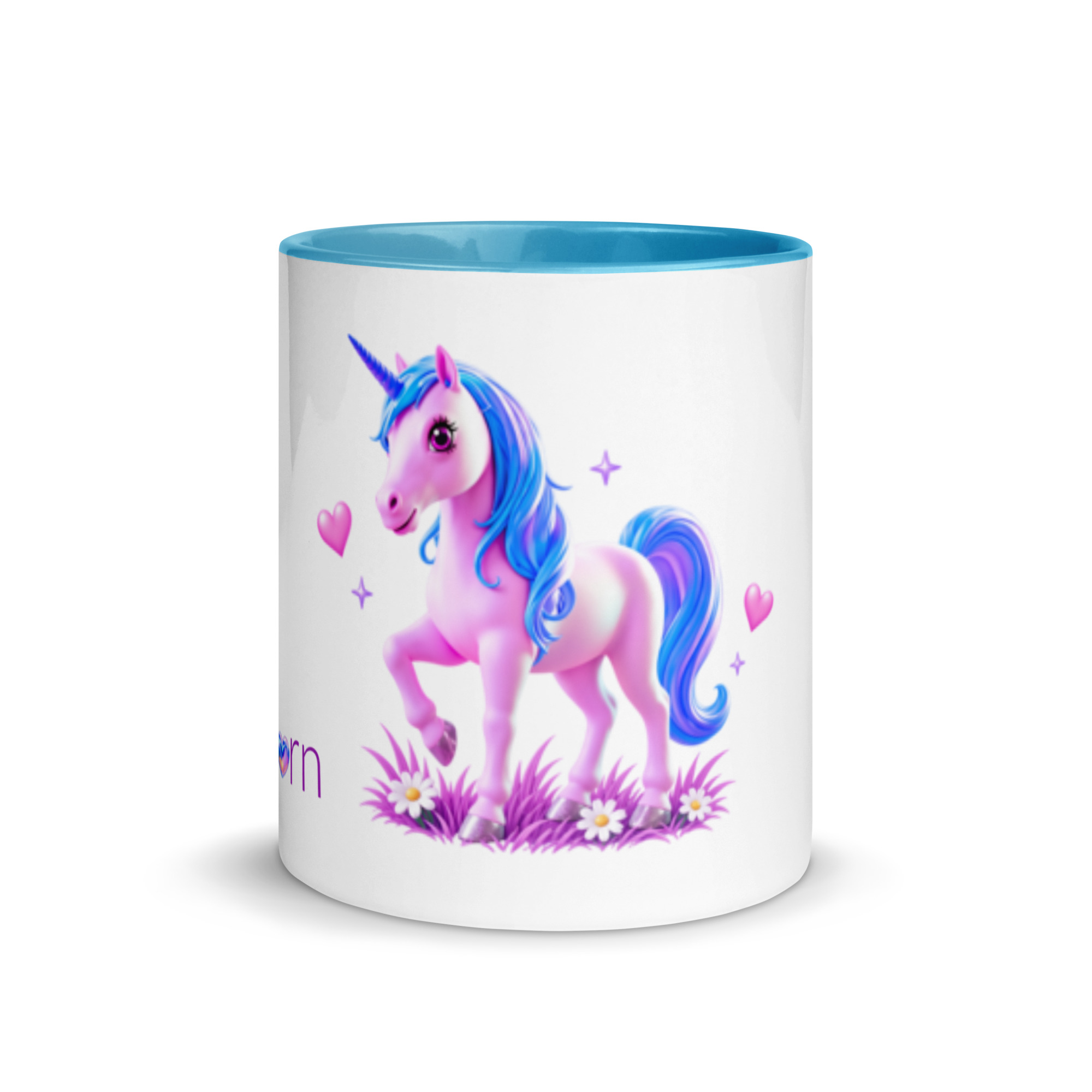 tsgabrielle® • Taza con color en el interior • Unicornio - Seraphina • Cerámica • 2 tamaños